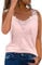 Debardeur Femme Col V Satin Camisole Maillots de Corps Femme Soie sans Manches Débardeur Casual Été Cami Hauts Blouses pour Femmes Coupe Libre Débardeurs Sortir Hauts S-3XL