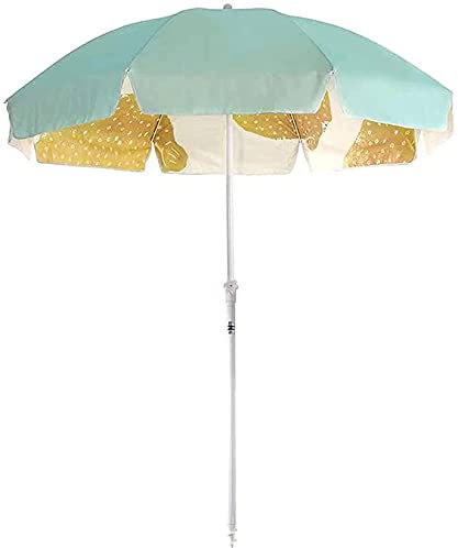 LiJJi Patio Umbrellas Beach Parasol with Carry Bag, Garden Patio Umbrella, Windproof and Rainproof, Balcony