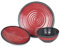 Camping Geschirr Set 1 Person 3-teilig | Melamin | Picknick Geschirrset | Campinggeschirr Stone Red Design