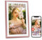 Digital Photo Frame with 32GB Memory, 10.1 WiFi Digital Picture Frame with 1280 * 800 IPS Touch Display, Auto-Rotation, Easily Share Photos/Videos via Frameo APP, Gifts for Women/Men, Pink