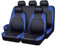 Auto Sitzbezüge Sets Für Renault Megane/R.S./ E-Tech IV III II I MK 4 3 2 1 Grandtour 1995-2025, Leder Autositzbezüge Allwetter Wasserdicht Atmungsaktiv Schonbezüge Sitzschoner Innenraum Zubehör