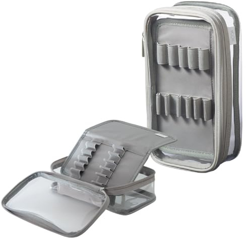 Lihit lab. Pen Case XCOA, clear grey, Pen Case
