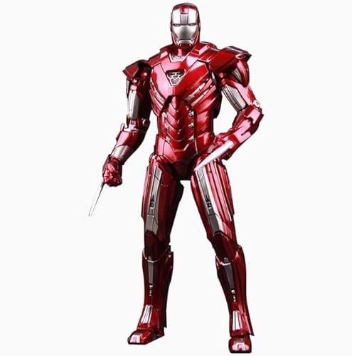LEBOO ZD Toys 7-Inch Ironman MK33, 1/10 Scale Action Figure, Movice Style, Exquisite Painting with Full-Accessories