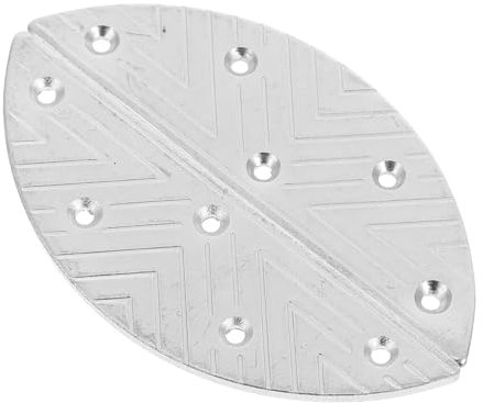 minkissy 1 Paia In Metallo Resistente All'usura Per Scarpe Da Uomo Protezione Tacco Scarpe Stivali In Metallo Protettore Tacco Piastre Tacco Ferro Argento