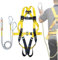 Générique Fall Protection Harness, Ladder Safety Harness, Full Body Roofing Harness, 5-Punkt-Sicherheits-Set für Konstruktion, Fall Protection Gear 196,85 x 1,97 x 1,97 Zoll