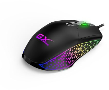 MOUSE Genius, Scorpion M705, gaming, cu fir, USB, optic, 7200 dpi, butoane/scroll 6/1, , negru, 31040008400 (timbru verde 0.