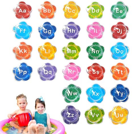 Bath Letters, Floating Water Toys, Alphabet Learning Set, Soft Foam Texture, Bright Color Design, Great For Bathtub Play, Beach Fun, Swimming Pool Games, Early Education