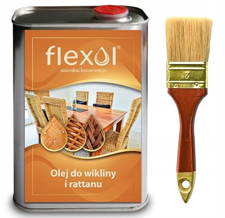 Huile d'osier et de rotin Flexol Pinceau GRATUIT 1 L