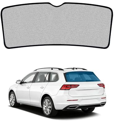 Auto-Sonnenschutz für VW Golf 8 (2020–2025) – Sonnenblende für die Heckscheibe aus atmungsaktivem Material | UV-Schutz und Sichtschutz für Baby, Reisen & Camping