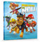 PAW PATROL 1art1 Poster On A Roll Bilder Leinwand-Bild Auf Keilrahmen | XXL-Wandbild Poster Kunstdruck Als Leinwandbild 30x30 cm