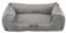 TRIXIE Hundebett Talis 80 × 60 cm in grau - elegantes Hundebett aus gemütlichem Webstoff - Hundekorb für mittelgroße Hunde - rutschfest und waschbar - 37582