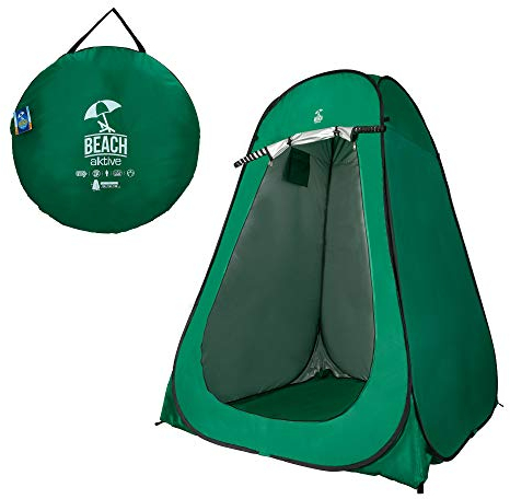 AKTIVE Tienda de campaña cambiador con suelo aktive 150x150x190 cm verde (62182)