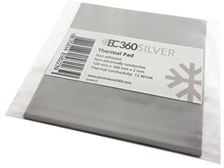 EC360® Silver 12W/MK Pad Thermique (100 x 100 x 2,0 mm)