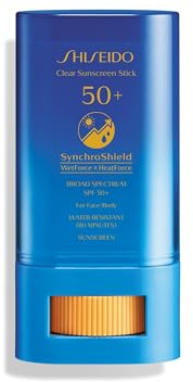 Shiseido Wasserabweisender UV-Schutz, klarer Sonnenschutz, Breitspektrum, LSF 50+, 20 g