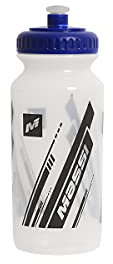 Massi Basic Bidon para Bicicleta, Deportes,Ciclismo, Blanco/Azul, 500 CC