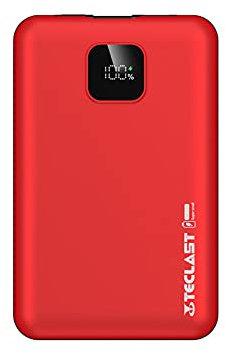 KINGDUO X10 Pro 10000Mah 22.5W Carga Rápida Led Pantalla Power Banko - Rojo