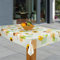 laro Wachstuch-Tischdecke Abwaschbar Garten-Tischdecke Wachstischdecke PVC Plastik-Tischdecken Eckig Meterware Wasserabweisend Abwischbar, Muster:Sonnenblume Olive grün, Größe:140x220