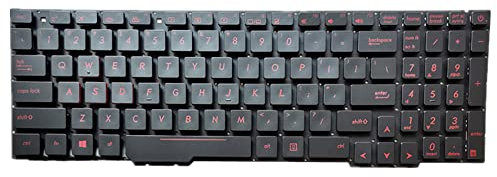 Replacement Laptop Tastatur für for ASUS for TUF X470-Plus Gaming Schwarz Amerikanische Version
