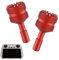VOLOHAS 2 pezzi Rocker Joystick antiscivolo per DJI RC Smart Controller per DJI Mini 3/Mini 3 Pro Drone Alluminio Pollice Mini Joystick Maniglia per DJI Smart Controller Accessori (rosso)