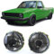 Scheinwerfer Schwarz Smoke mit Fadenkreuz für VW Caddy I 82-92 + Jetta I 79-84