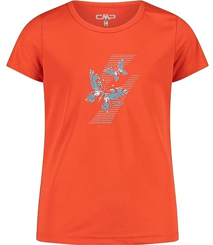 CMP Kinder Piquet T-Shirt, Campari, 110