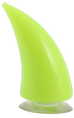 Teufelshörner für Helm, Buntes Motorradhelm-Teufels-Dämonenhorn mit Saugnapf-Dekorationszubehör (Grün)