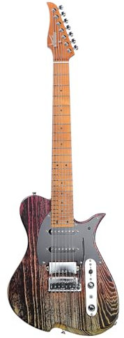 Vola Vasti 7 PDM J1 E-Gitarre, Pierre Danel Signature, 7 Saiten, Eschenkorpus, gerösteter Ahornhals, Edelstahlbünde, moderner C-Hals, hergestellt in Japan (OGD Matt)