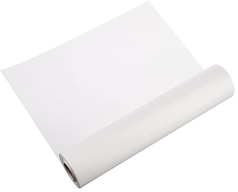 PATIKIL Xuan Papier Rouleau, Riz Papier Sans Grille, Chinois Calligraphie Pratique Papier pour Calligraphie Pratique, 14pouce x 82 Pieds, Brut Xuan, Blanc