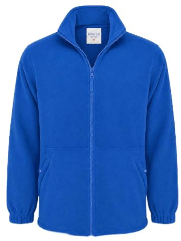 IQONEQ Classic Full Zip Fleece Jacket - Ideal for Sports, Work and Leisure