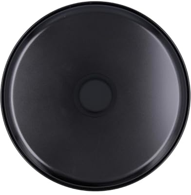 Quid Tapa Giratortilla Acero Carbono Naturalia de Acero Carbonatado 28cm | Negro, Acero Carbonatado, forma redondo, 28cm