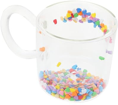Zerodeko Tasse pour Support 200 Ml en Verre Double Couche pour Café Thé Eau