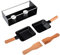 Cabilock 1juego Sartén Mini Antiadherente Para Cocina Con Mango De Madera Para Fondue De Queso y Picnics Fácil De Limpiar y Usar Compatible Con Cocina Eléctrica y Gas