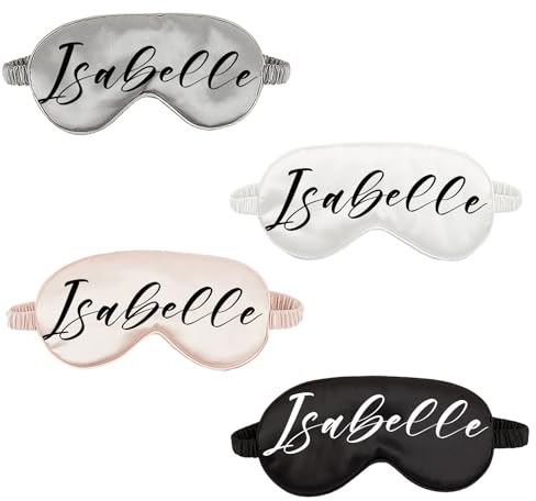 Individuelle Schlafmaske, Seiden-Augenmaske mit verstellbarem Riemen, weiche Verdunkelung, Augenbinde, Schlafmaske für Damen und Herren, volle Nachtruhe, Reisen, Nickerchen, Meditation, Augenbinde
