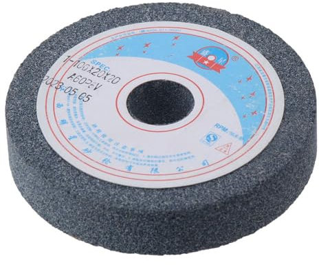 HOBBYIN 10,2 cm große Schleifbockscheiben, Aluminiumoxid, Körnung 60, Keramikwerkzeuge für Schleifmaschinen, Polieren