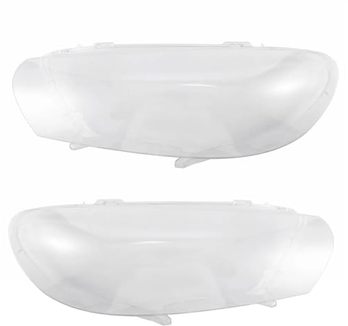 Scheinwerferblenden Für Scirocco 2008-2014 Auto Scheinwerfer Objektiv Abdeckung Ersatz Transparent Lampenschirm Glas Shell Paar (Links + Rechts) Scheinwerfer Abdeckung