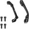 LuLiyLdJ 2 Stück Fahrrad Scheibenbremse mit Fahrrad Abstandshalter, Fahrradscheibenbremsadapter disc Brake Adapter, für Scheibenbremse MTB BMX Mountainbike (PM-IS-R160/F180 und PM-IS-F160/R140)