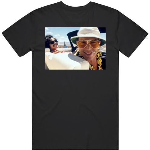 Fear and Loathing In Las Vegas Desert Drive Scene T Shirt Black XL