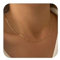 TINGN Goldkette für Damen Trendy - Zierliche 14K Gold Vergoldete Figaro Choker Halskette, Schlichte Personalisierte Kette, Damen Gold Schmuck Geschenke