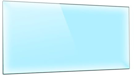 DarHaus Copri piano cottura induzione 90x52 cm copertura per piano cottura in vetroceramica 1 pezzi universale per piastre di cottura paraspruzzi tagliere in vetro temprato trasparente