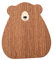 Fenteer Bär Holzteller Bär, Holztablett Küchenaccessoire, Bär Holz Dessertbrett, Bär Käsebrett, für Dessert Snacks Geschenk, Bärenbaby