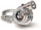 DUBHYYPS Auto Schlüsselanhänger für Ford Mustang 2015-2025, Personalisierter Metall Auto Schlüsselanhänger, A-Turbocharger Keychain in Blau für Unisex-Erwachsene