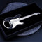 Black Guitar Bottle Opener – Stylish Musician Gift | Premium Enamel Beer Opener for Guitarists, Collectors & Rock Fans