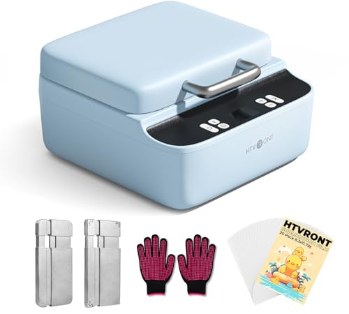 HTVRONT Thermopressmaschine für Handyhüllen, Vakuum-Heißpressmaschine für Handyhüllen, Sublimationspresse für individuelle Handyhülle, Abzeichen, Untersetzer, inklusive Folie und Halterung (kompatibel