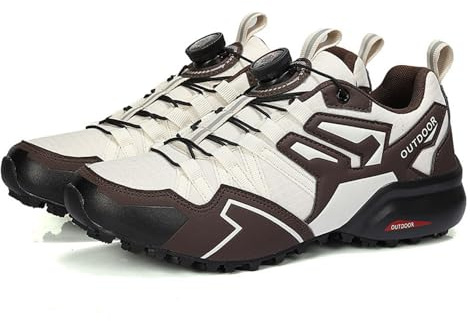 VERROL Herren Fahrradschuhe Wanderschuhe MTB Radschuhe Outdoor rutschfest Atmungsaktiv Traillaufschuhe BOA Straßenlaufschuhe Camping Trekking
