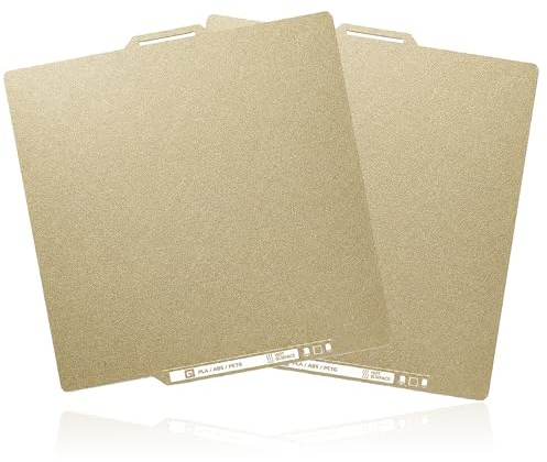 Bambu Lab X1 X1C X1E P1P P1S A1 Plaque de construction PEI avec code d'identification, feuille PEI texturée double face 0,77 mm avec code QR, lit d'impression flexible en acier à ressort 257 x 257 mm