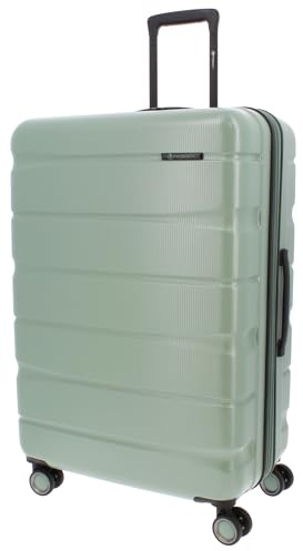 Franky Koffer Trolley | 360° Rollen | Hohe Stabilität | TSA-Schloss | Größen: S/M/L | in vielen Farben -ABS13 (Grün - L)