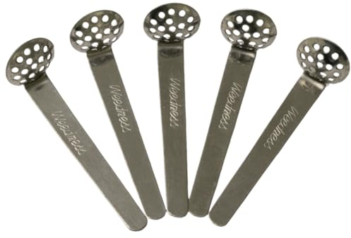 Weedness Bong EIN-Hänge-Siebe Ø 12 mm 10 Stück aus Edelstahl Korrosionssicher - Pfeifen Wasserpfeifen Einhängesieb Chillum Sieb Pfeifensieb Siebchen Stahl Metallsieb