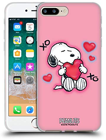 Head Case Designs Licenciado Oficialmente Peanuts XOXO Aerógrafo Snoopy Boardwalk Carcasa de Gel de Silicona Compatible con Apple iPhone 7 Plus/iPhone 8 Plus