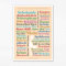 Poster Sylter Wörter (50x70 cm)
