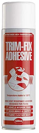 The Metal House Various Trim Fix 500ml High Temp Spray Adhesive Heat Resistant Glue Van Lining (4)